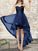 Sleeveless Asymmetrical Sweetheart A-Line/Princess Sequin Organza Dresses