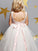Sash/Ribbon/Belt Scoop A-Line/Princess Floor-Length Tulle Sleeveless Flower Girl Dresses