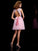 A-Line/Princess Scoop Short Woven Elastic Beading Satin Homecoming Dresses