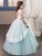 Ball Gown Jewel Sleeveless Tulle Sash/Ribbon/Belt Floor-Length Flower Girl Dresses
