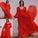 Chiffon Ruffles Sleeves A-Line/Princess Long 3D V-neck Sweep/Brush Train Dresses