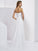 Sleeveless Beading A-Line/Princess Applique Sweetheart Long Chiffon Dresses