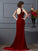 Neck Sleeveless A-Line/Princess High Beading Long Dresses