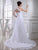 Chiffon Beading A-Line/Princess Sleeveless One-shoulder Applique Wedding Dresses