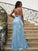 Sheath/Column V-neck Sequins Ruched Sleeveless Floor-Length Dresses