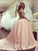 Ball Off-the-Shoulder Long Gown Satin Sleeves Beading Court Train Dresses