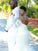 Tulle Long Sleeves Sweep/Brush Trumpet/Mermaid Applique Off-the-Shoulder Train Wedding Dresses