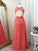 Applique Scoop Chiffon A-Line/Princess Floor-Length Sleeveless Dresses