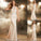 Floor-Length Sleeveless Halter Sheath/Column Lace Satin Dresses