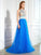 Beading A-Line/Princess Jewel Sleeveless Floor-Length Net Dresses
