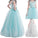 Floor-Length Jewel Ball Gown Tulle Bowknot Sleeveless Flower Girl Dresses