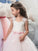 Tulle Sweetheart Sleeveless Ball Bowknot Floor-Length Gown Flower Girl Dresses
