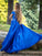 Off-the-Shoulder A-Line/Princess Ruffles Satin Sleeveless Floor-Length Dresses