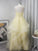 Sleeveless Straps A-Line/Princess Spaghetti Ruffles Organza Floor-Length Dresses