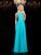 Lace Short Jewel A-Line/Princess Sleeves Long Chiffon Dresses