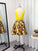V-neck Ruffles Satin A-Line/Princess Sleeveless Short/Mini Dresses
