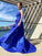 A-Line/Princess Taffeta V-neck Ruffles Sleeveless Asymmetrical Dresses