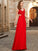 A-Line/Princess Floor-Length Straps Sleeveless Applique Chiffon Dresses