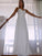 Spaghetti Lace Straps Chiffon Sleeveless Sheath/Column Floor-Length Wedding Dresses