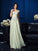 Chiffon Sleeveless Mother V-neck A-Line/Princess Long Applique of the Bride Dresses