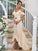 V-neck Ruffles Sleeveless Trumpet/Mermaid Jersey Asymmetrical Bridesmaid Dresses