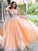 Gown V-neck Ball Beading Tulle Sleeveless Floor-Length Dresses