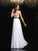Sweetheart Sleeveless Sequin A-Line/Princess Long Chiffon Dresses