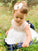 Lace Tea-Length Scoop A-Line/Princess Bowknot Sleeveless Flower Girl Dresses