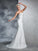 Trumpet/Mermaid Long Sleeveless Sweetheart Beading Satin Wedding Dresses