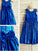 Bowknot Sleeveless Scoop Tea-Length A-line/Princess Sequins Flower Girl Dresses
