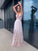 V-neck Applique A-Line/Princess Tulle Sleeveless Floor-Length Dresses