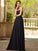 Sweetheart A-Line/Princess Floor-Length Sleeveless Applique Chiffon Dresses