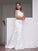 Satin Sheath/Column Sleeveless Ruched Sweep/Brush One-Shoulder Train Wedding Dresses