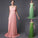 A-Line/Princess Long Sleeveless V-neck Ruffles Chiffon Bridesmaid Dresses
