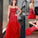 Trumpet/Mermaid Sequin Organza Halter Sleeveless Floor-Length Dresses