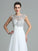 Beading Jewel A-Line/Princess Sleeveless Long Chiffon Dresses