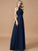 A-Line/Princess Floor-Length Ruched Halter Sleeveless Chiffon Bridesmaid Dresses