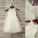 Tulle Sleeveless A-Line/Princess Scoop Tea-Length Lace Flower Girl Dresses