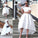 Satin Ruffles Off-the-Shoulder A-Line/Princess Sleeveless Asymmetrical Dresses
