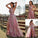 V-neck A-Line/Princess Ruffles Lace Sleeveless Floor-Length Dresses