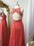 Applique Scoop Chiffon A-Line/Princess Floor-Length Sleeveless Dresses