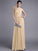 Sheath/Column Pleats Long One-Shoulder Sleeveless Chiffon Bridesmaid Dresses