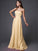 A-Line/Princess Strapless Sleeveless Beading Long Bridesmaid Dresses