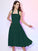 Pleats Halter Short Sleeveless A-Line/Princess Chiffon Bridesmaid Dresses