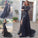 Train Off-the-Shoulder Long Sweep/Brush Sleeves Trumpet/Mermaid Tulle Lace Dresses