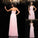 Halter Sleeveless Beading A-Line/Princess Long Chiffon Dresses