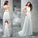 Pleats Sleeveless Sweetheart Long A-Line/Princess Chiffon Wedding Dresses